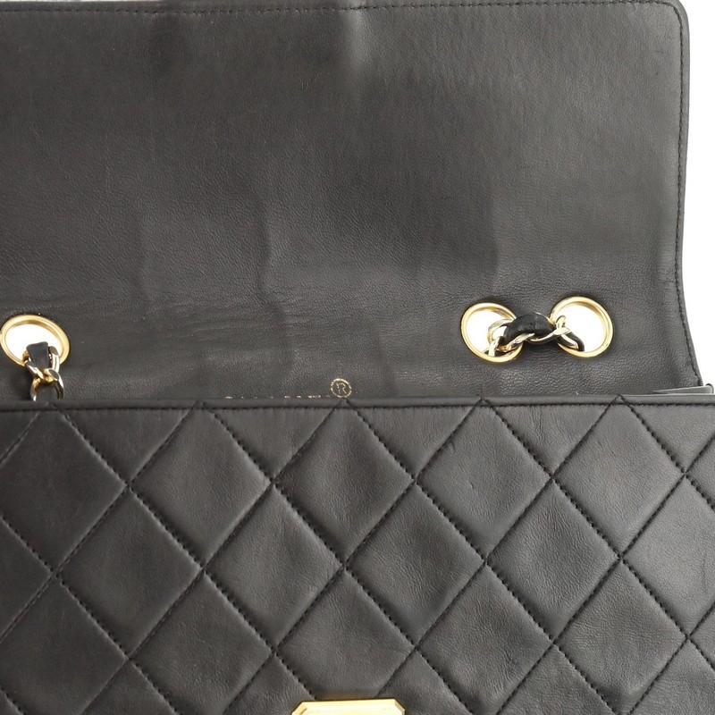 Chanel Vintage Mademoiselle Flap Bag Quilted Lambskin Medium 4