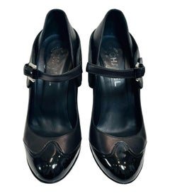 Chanel Chaussures vintage Mary Jane en cuir