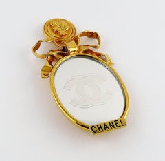 Chanel Vintage Massive Mademoiselle Mirror Brooch