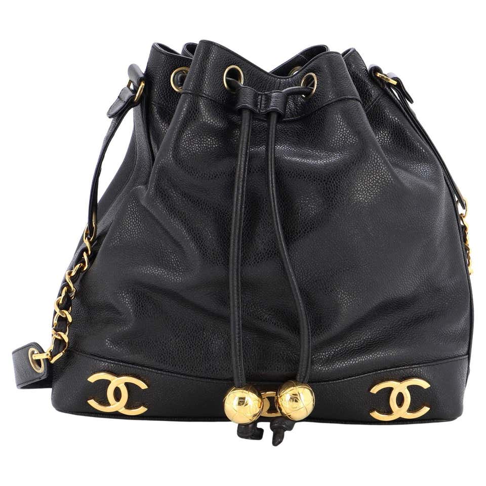 Chanel Drawstring Bucket Bag - 61 For Sale on 1stDibs | chanel bucket ...