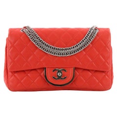 Chanel Vintage Metal CC Flap Bag Quilted Lambskin Small
