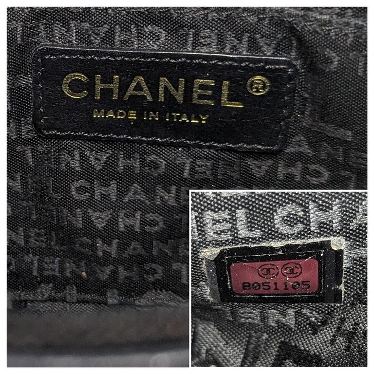 Chanel Vintage Mini Chocolate Bar Wristlet Pochette For Sale at 1stDibs