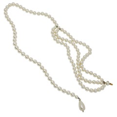 Chanel Vintage Multi Row Pearl Dangle Belt