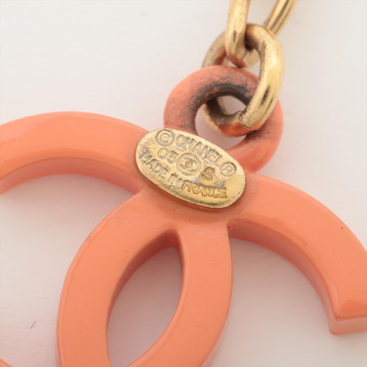 Chanel Vintage Multicolor CC Logo and Beads Enamel Necklace 2