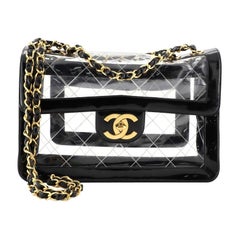 Chanel Vintage Naked Flap Bag Quilted PVC Maxi