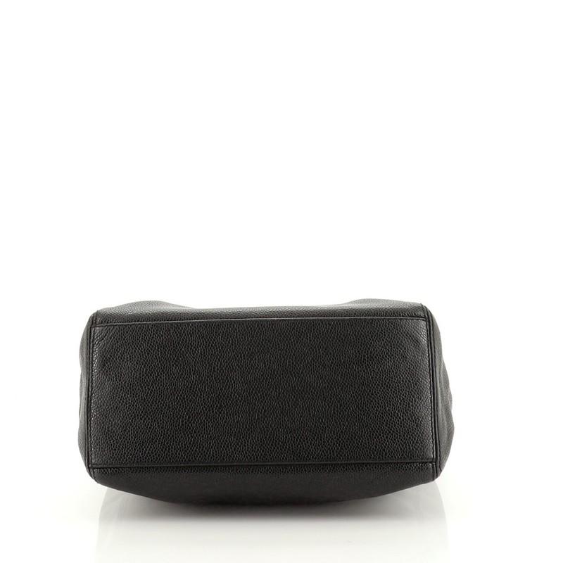 Chanel Vintage Open Tote Kaviar Klein im Zustand „Gut“ in NY, NY