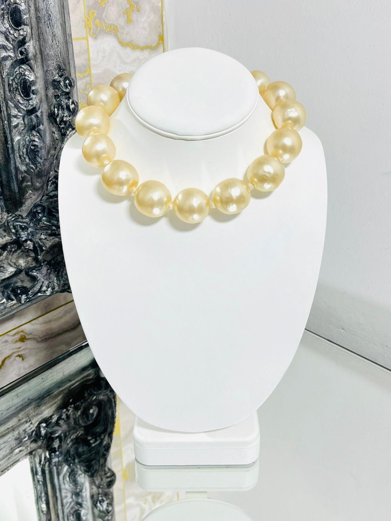 chanel pearl necklace price