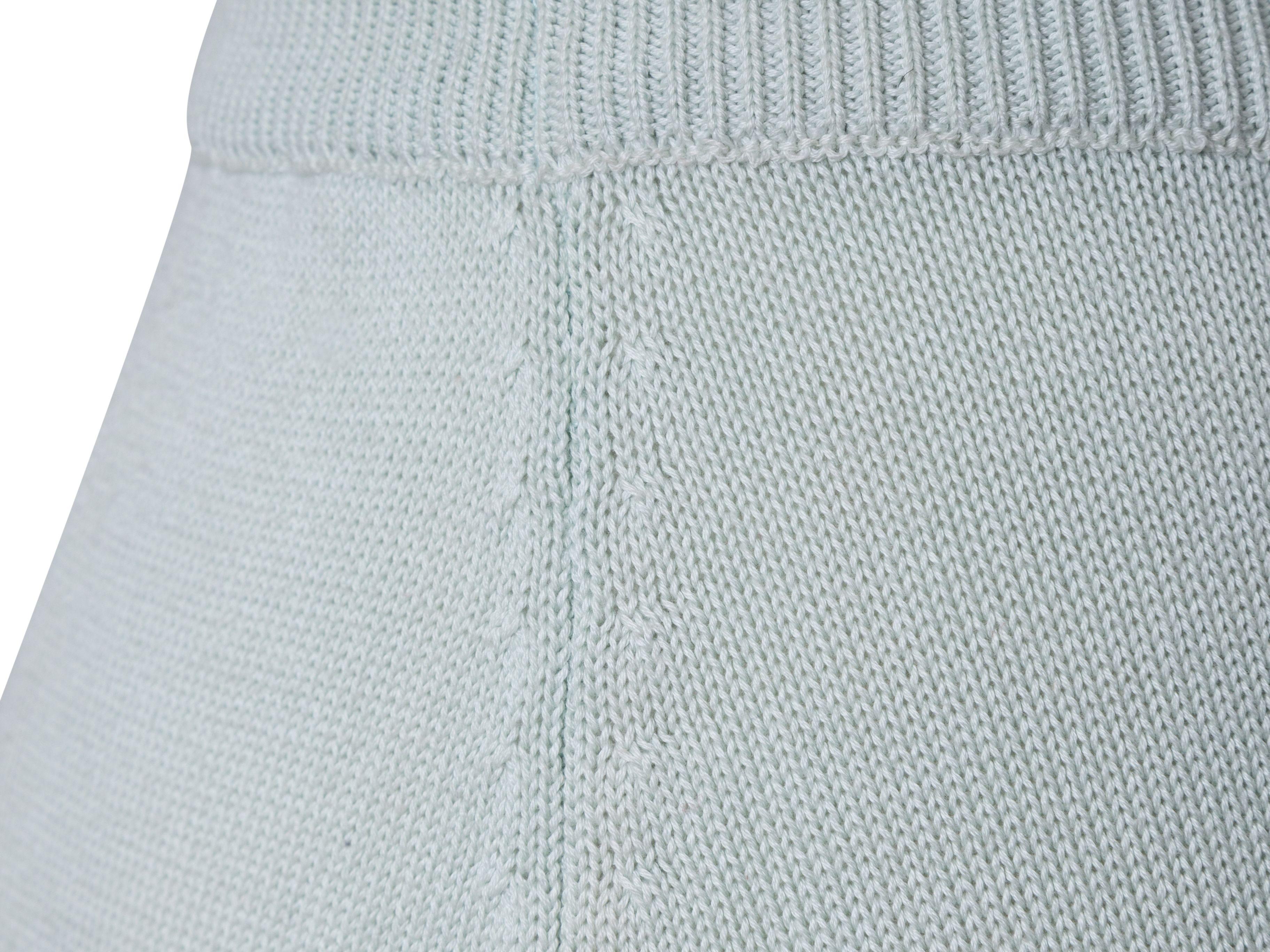 Gray Chanel Vintage Pale Blue Knit Skirt