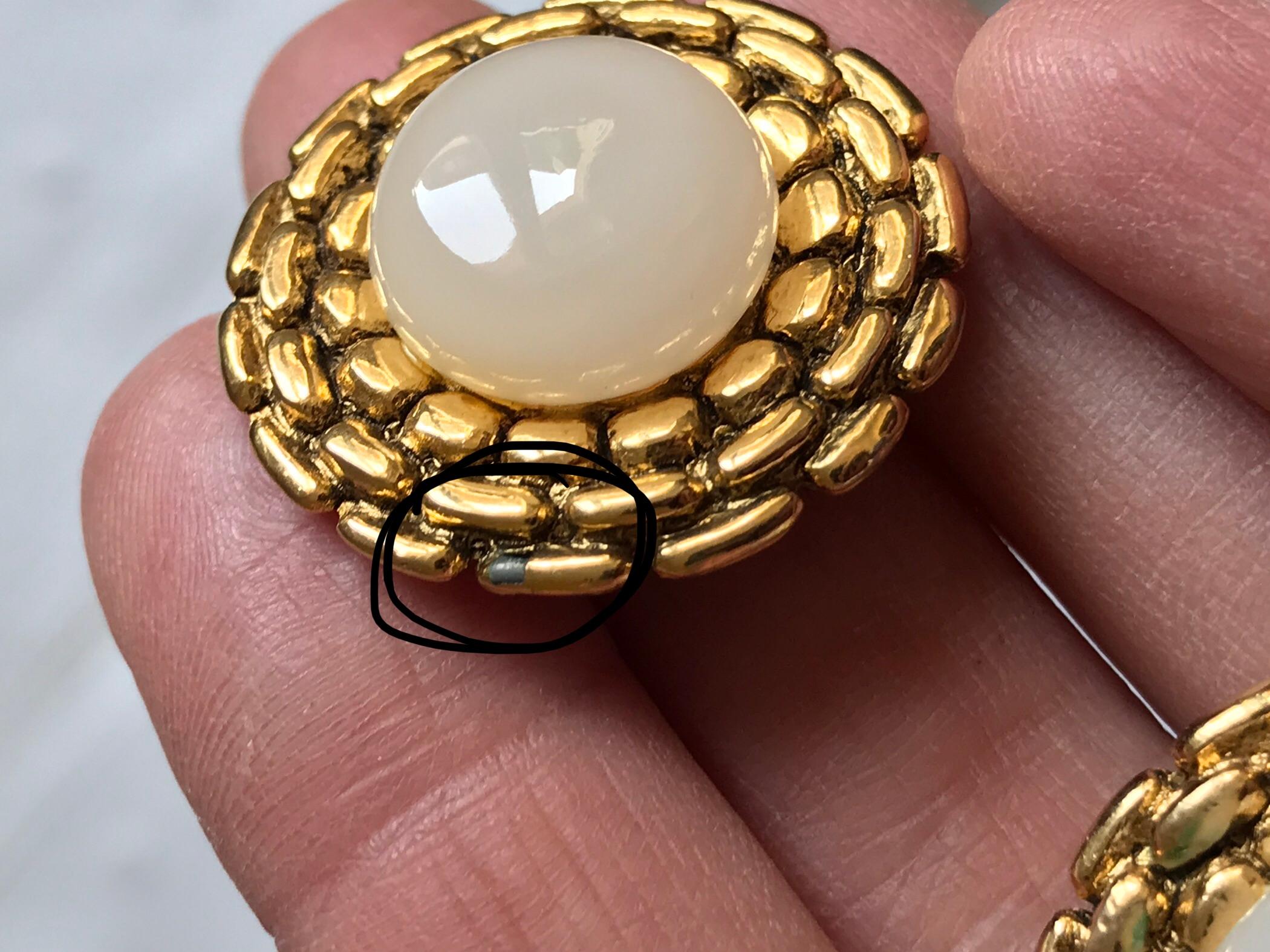 De las mujeres Pendientes CHANEL Vintage PEARL. en venta