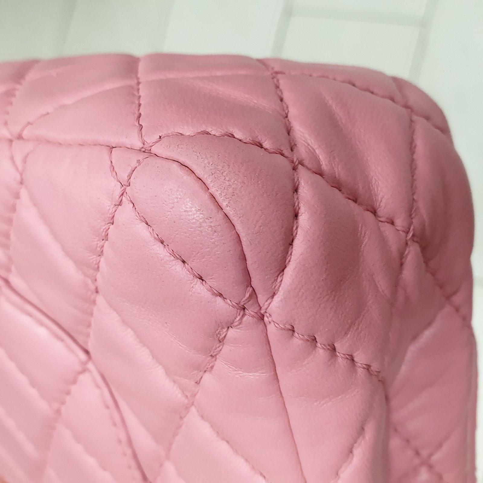 Chanel Vintage Pink  Double Flap Bag 3