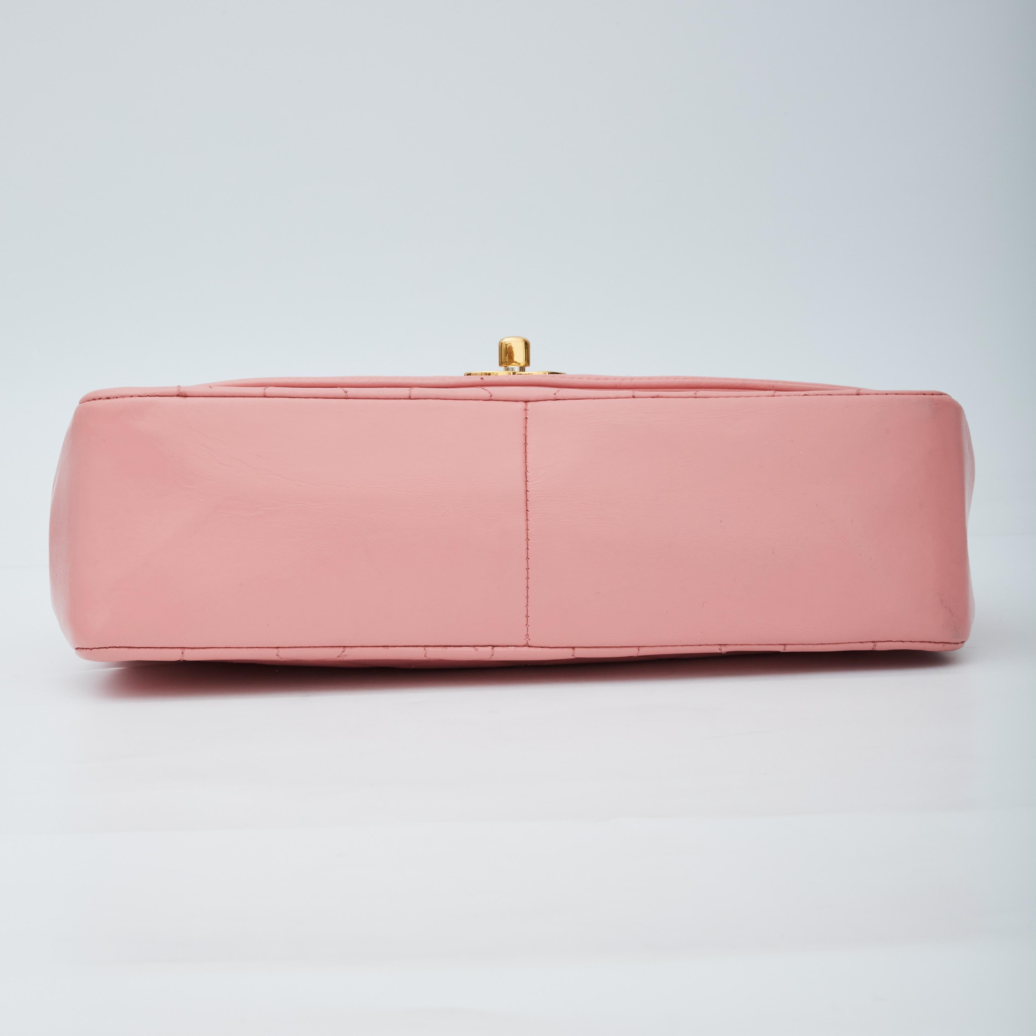 chanel diana bag pink