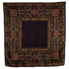 Chanel Vintage Plum Silk Foulard