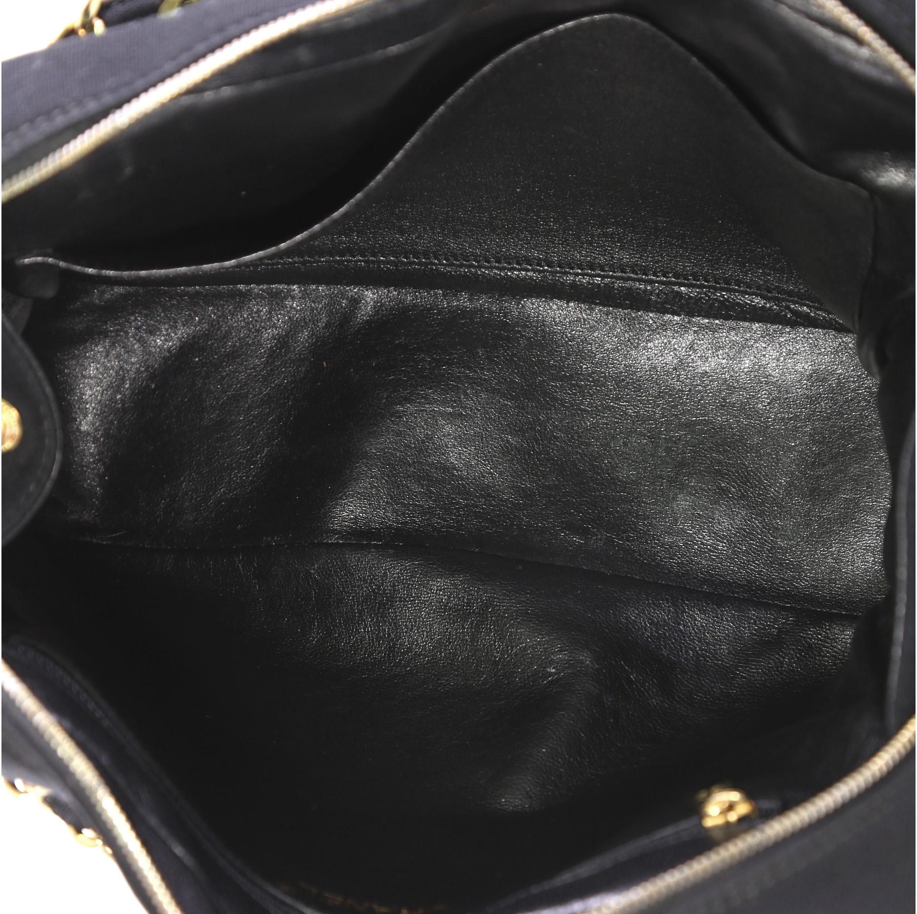 Chanel Vintage Pocket Camera Bag Chevron Jersey Medium 3