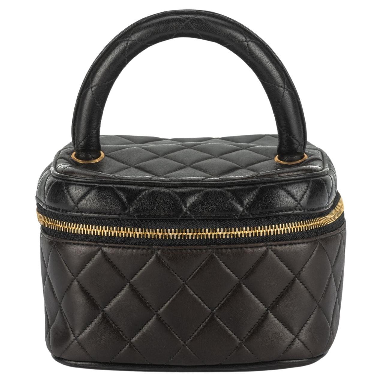 Chanel Vintage Quilted Cosmetic Case