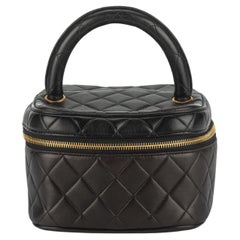 Chanel Vintage Quilted Cosmetic Case