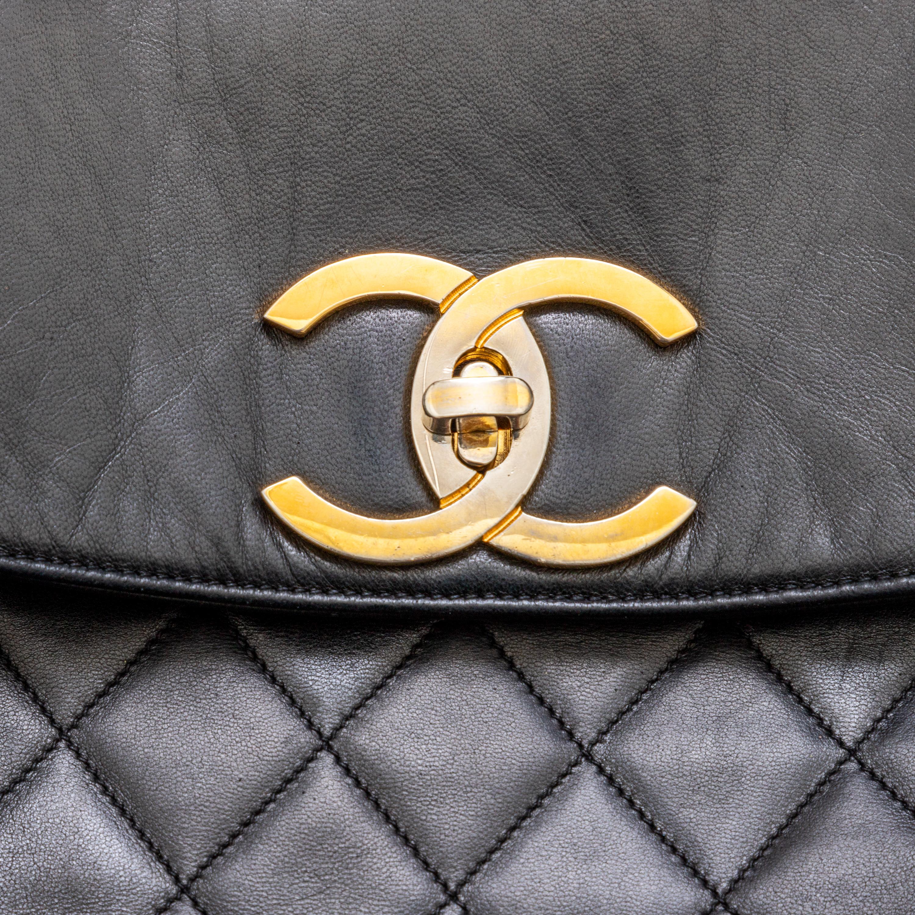 Chanel Vintage Quilted Lambskin Drawstring Backpack - '90s 6