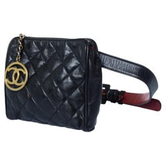 Chanel, Vintage quilted leather 1990s belt bag