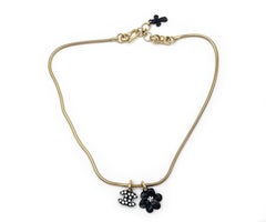 Chanel Flower Necklace - 117 For Sale on 1stDibs