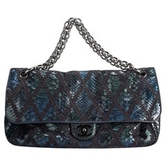Chanel Vintage Rare Handbag Clutch Exotic Tote & Metallic Bronze Hobo Flap Bag
