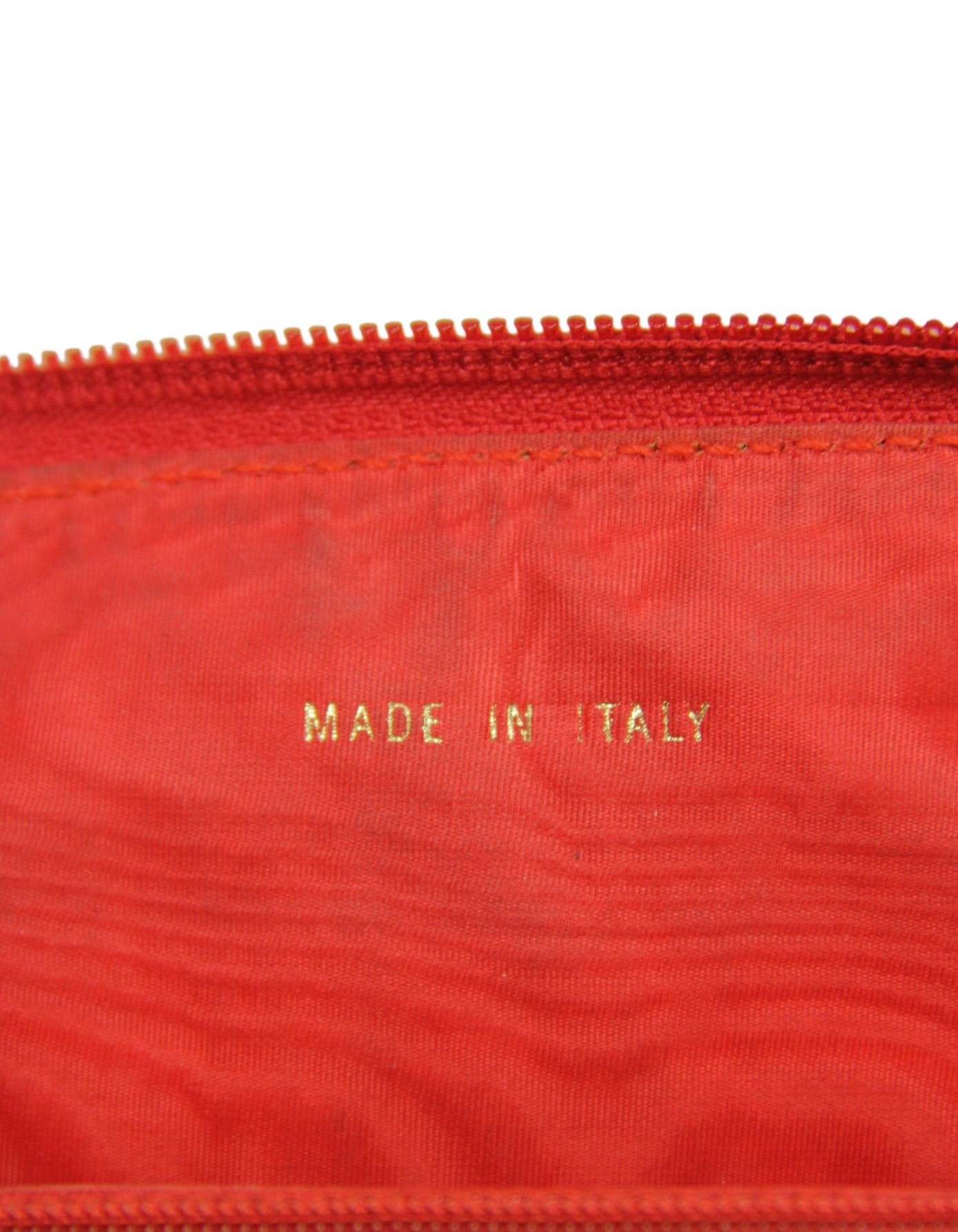 Chanel Vintage Red Caviar Leder Zip um große Timeless Brieftasche im Angebot 2