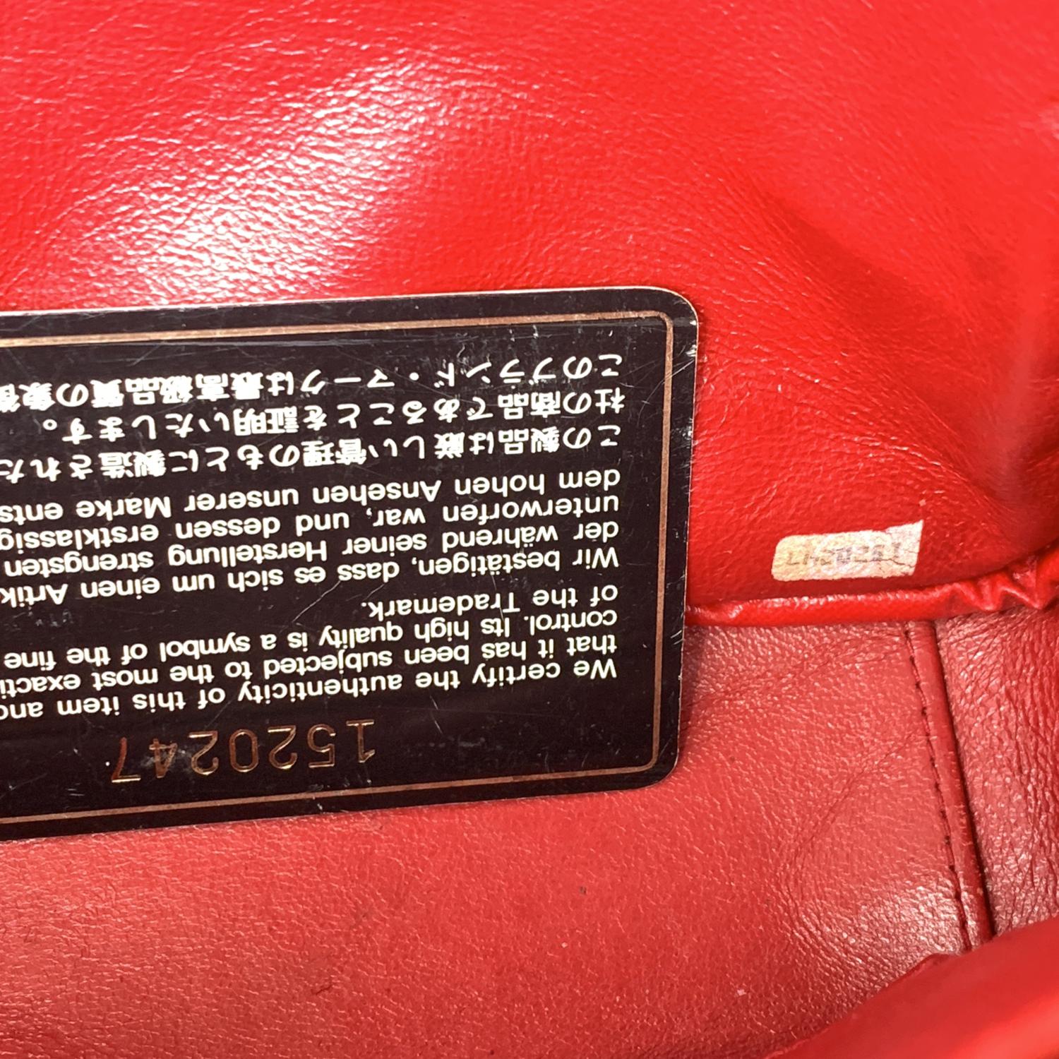 Chanel Vintage Red Quilted Leather Camera Shoulder Bag 1