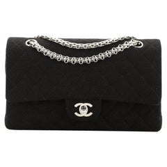 Chanel Vintage Reissue Chain Double Flap Bag Quilted Jersey Medium