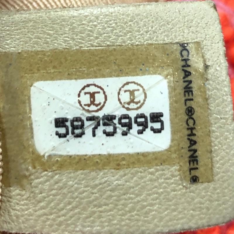 Chanel Vintage Reissue Chain Flap Bag Quilted Tweed Medium 2