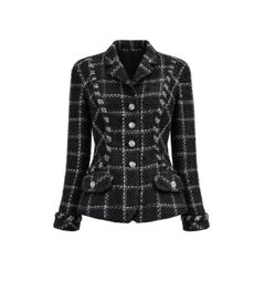 CHANEL Vintage Relic Black Tweed Jacket 40 FR