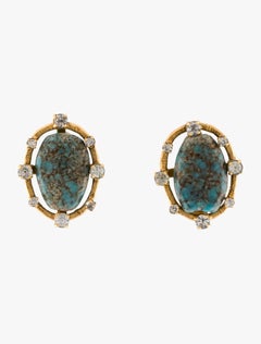 Chanel Gripoix vintage clip-on earrings