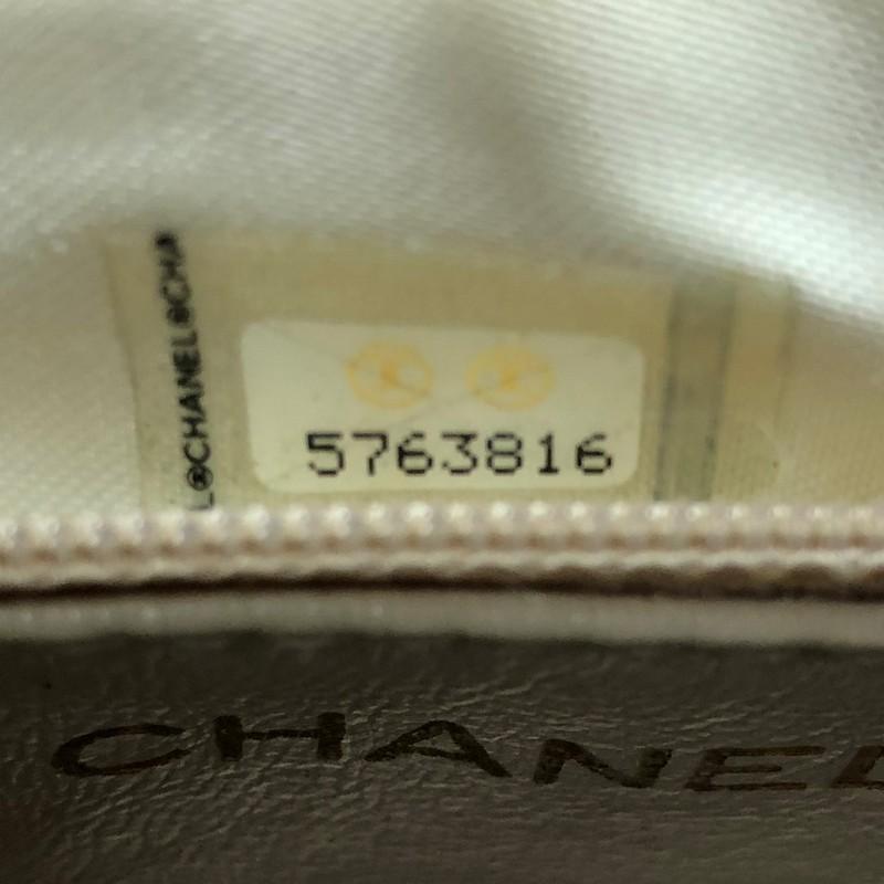 Chanel Vintage Round Flap Bag Quilted Lambskin Medium 4