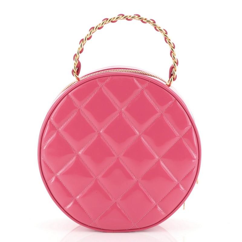 chanel vintage round bag