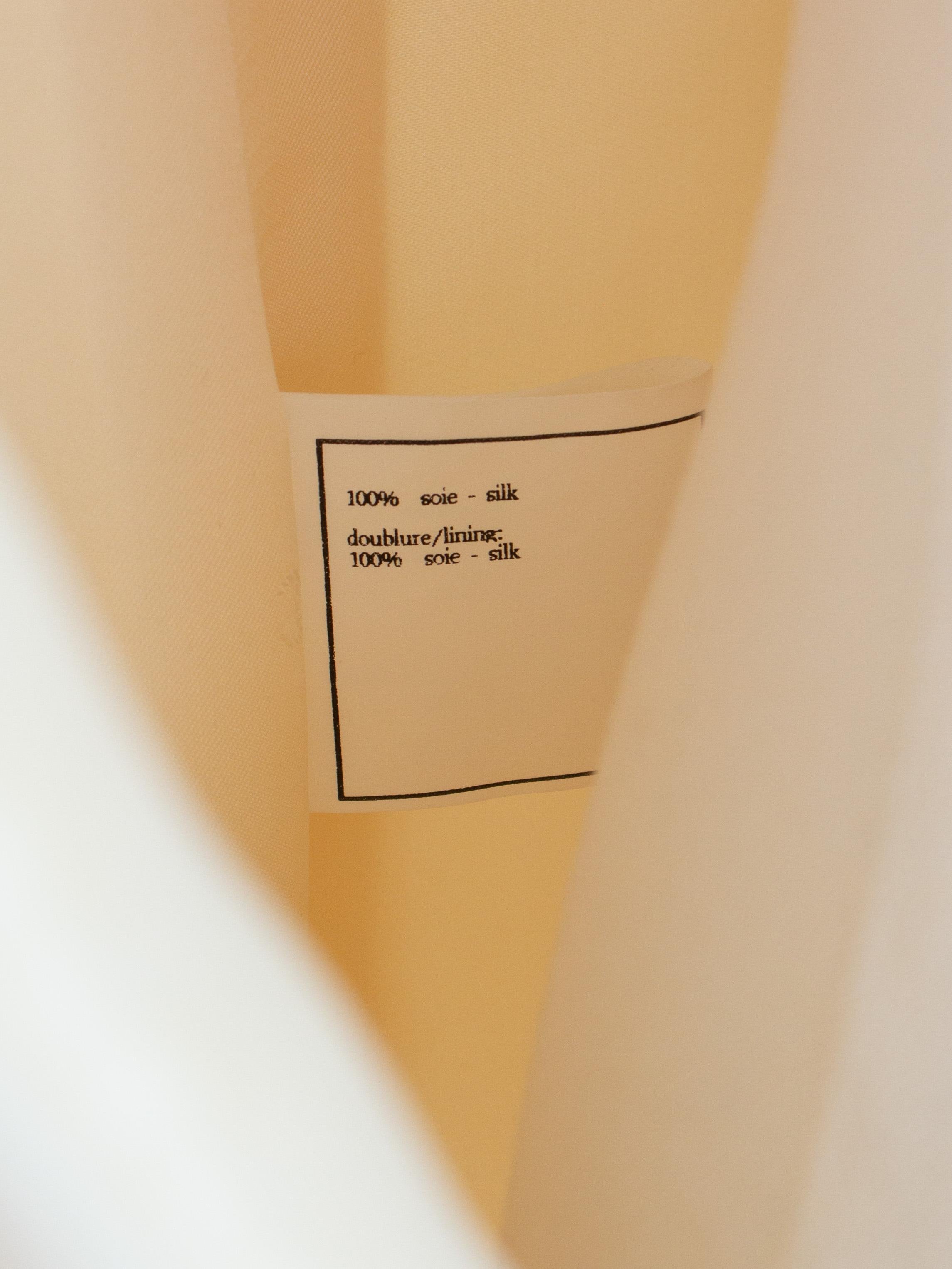 Chanel Vintage S/S 1996 Braut Verschönertes Weißes Shantung Seide 96P Minikleid im Angebot 8