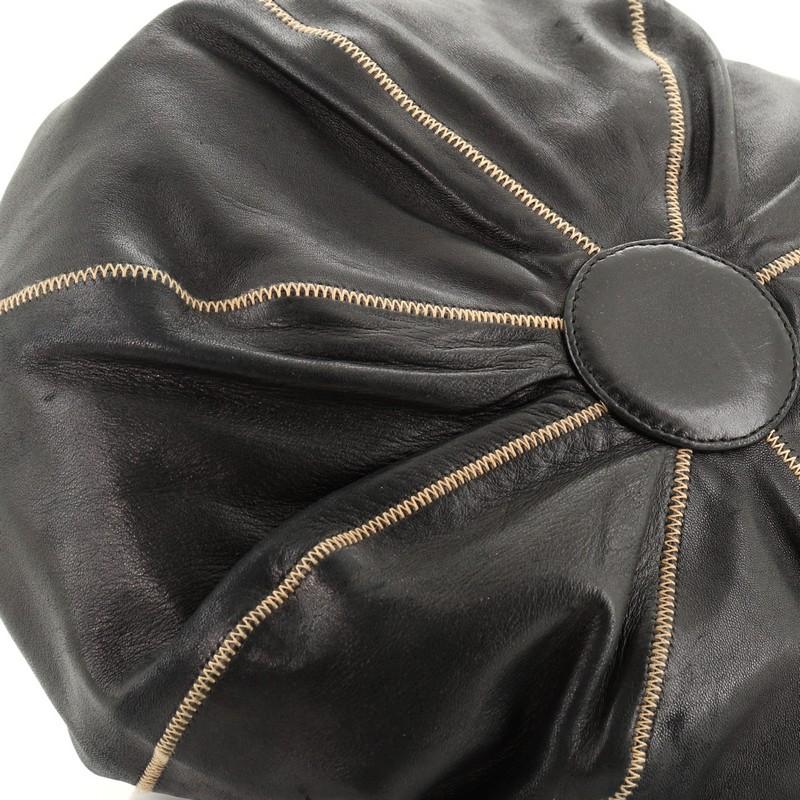 Black Chanel Vintage Sac Cordon Shoulder Bag Lambskin Medium