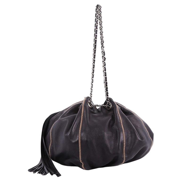 Chanel Vintage Sac Cordon Shoulder Bag Lambskin Medium