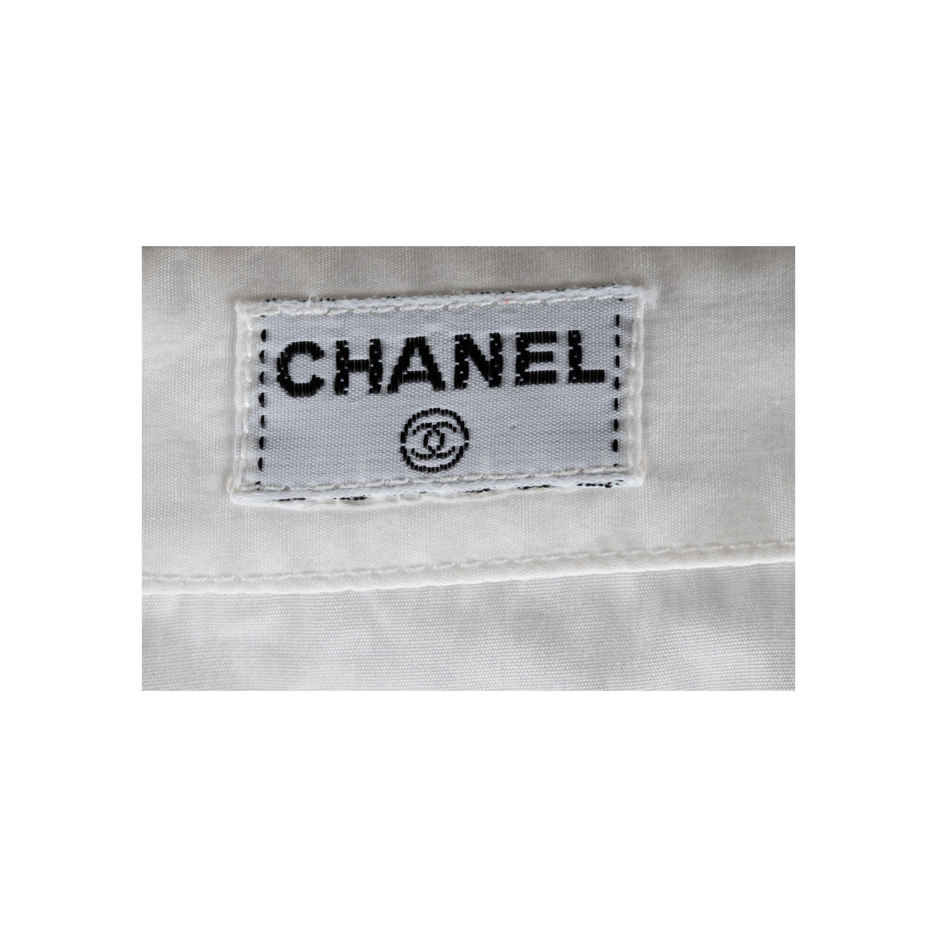 Chanel Vintage Sailor Top and Skirt Set  For Sale 8