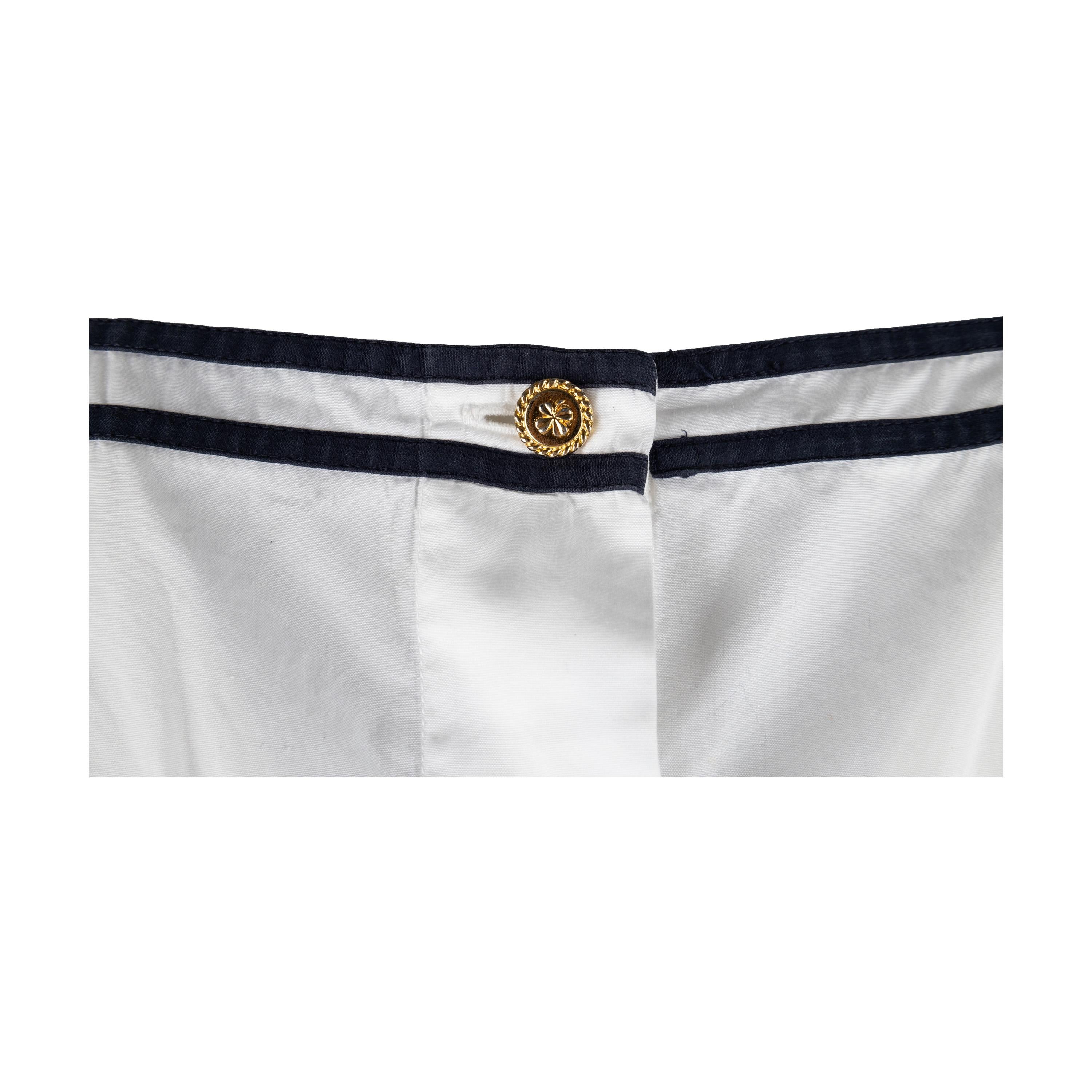 Chanel Vintage Sailor Top and Skirt Set  For Sale 3