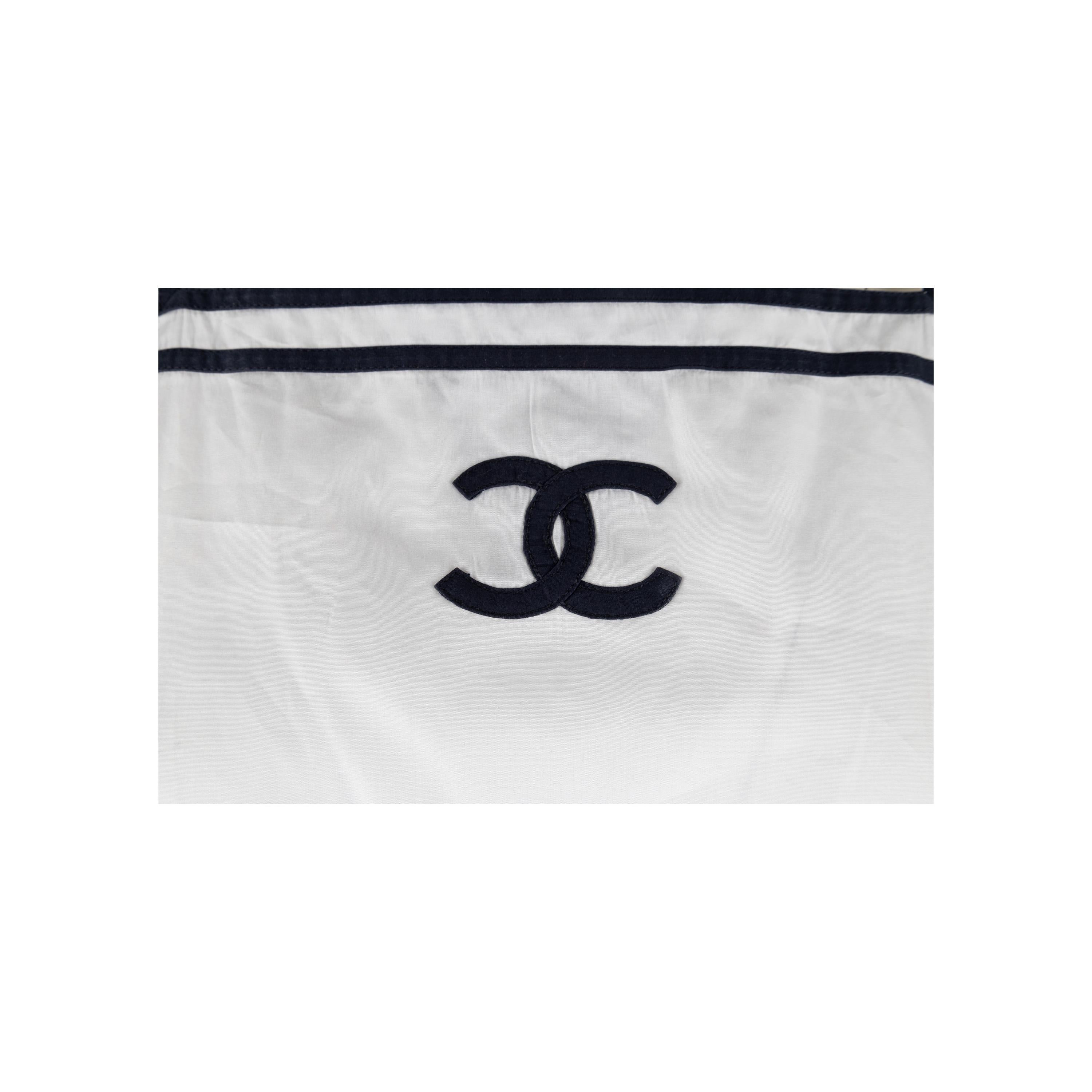 Chanel Vintage Sailor Top and Skirt Set  For Sale 4
