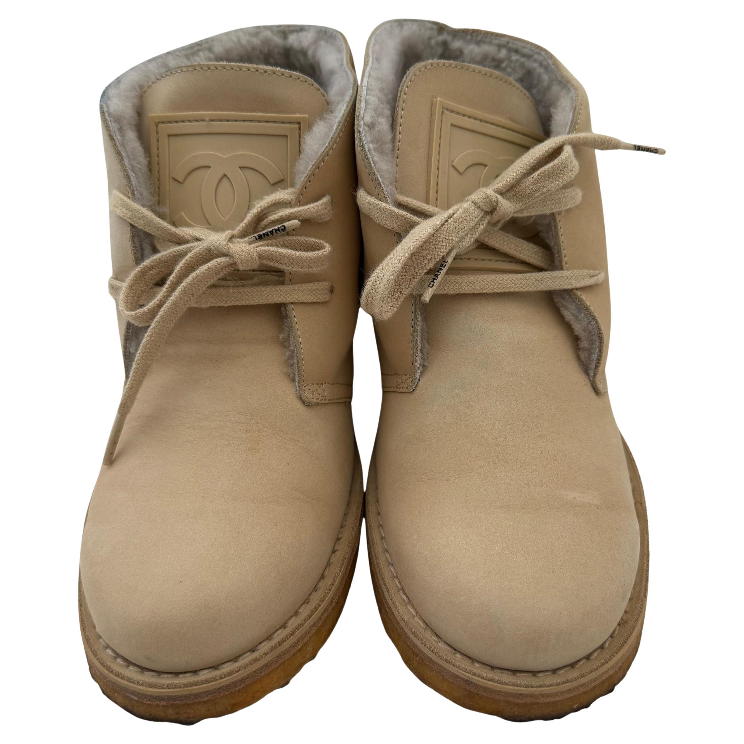 Chanel Vintage Shoes Shearling Inside 2006