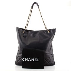 Chanel Vintage Shopping Tote Lambskin Large