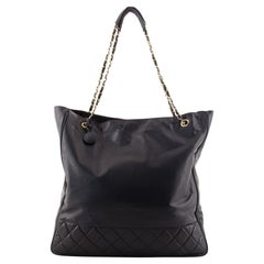Chanel Vintage Shopping Tote Lambskin Large