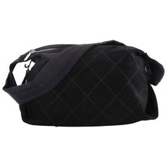 Chanel Vintage Shoulder Bag Diamond Embossed Suede Large Chanel Vintage Shoulder Bag Diamond Embossed Suede Large