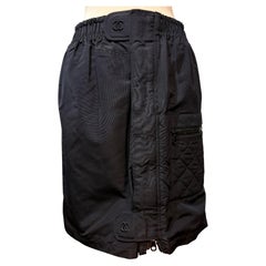 Chanel Vintage Silk Skiirt Size FR 38 / IT42