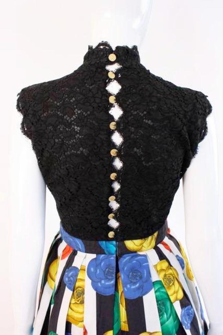 CHANEL Vintage Spring 1988 Dress For Sale 3