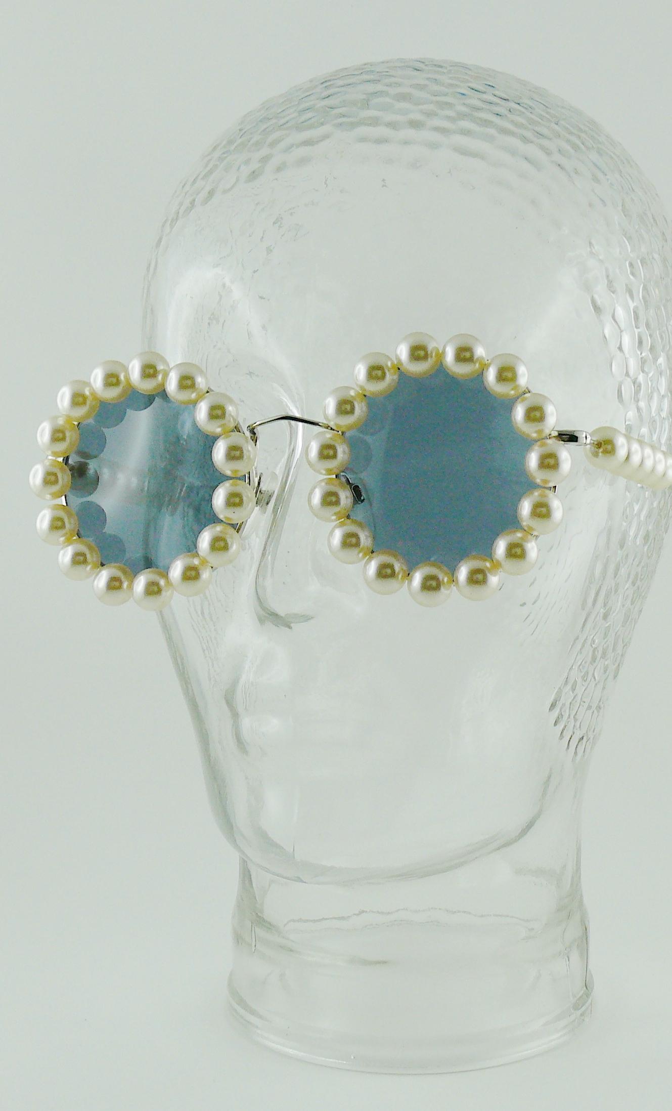 vintage chanel pearl sunglasses