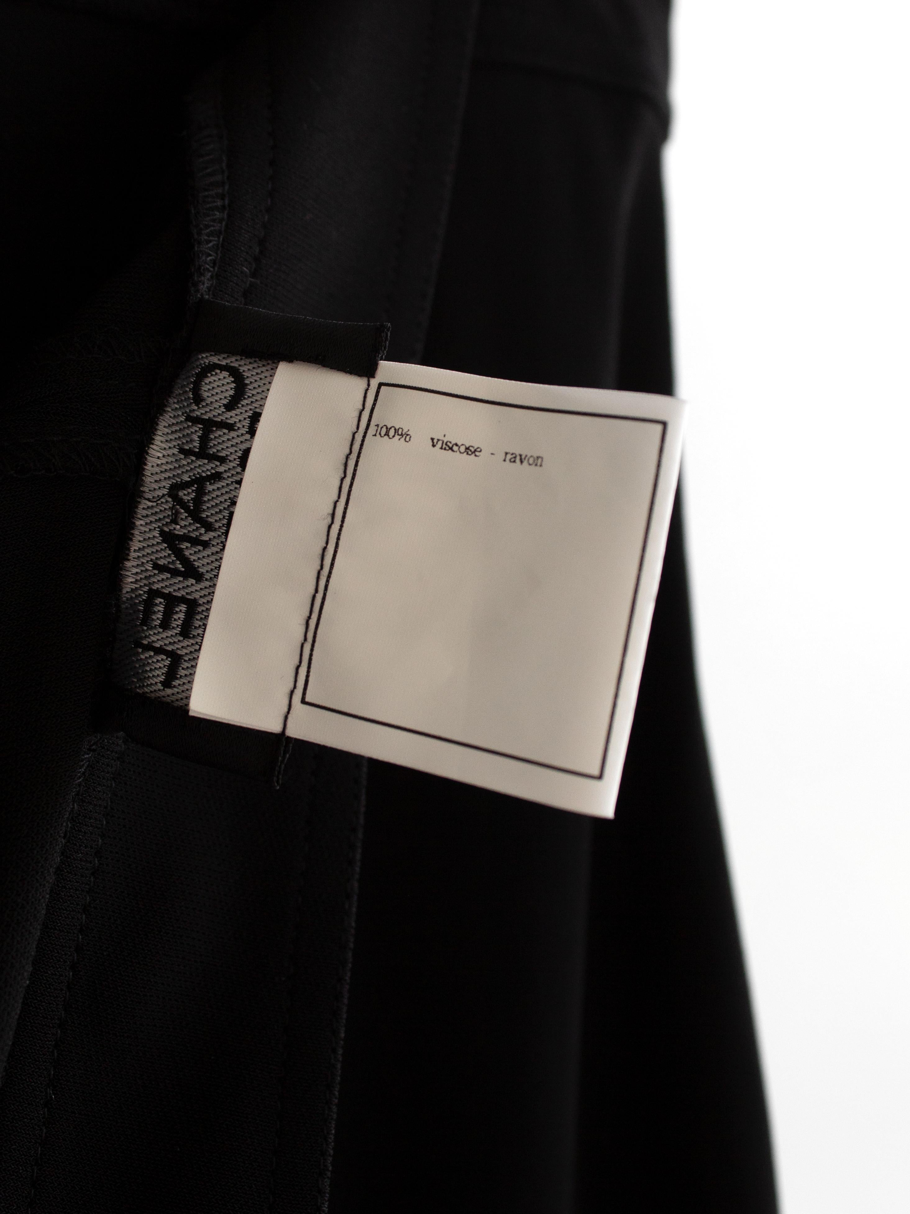 Chanel Vintage Spring/Summer 1997 Black Gold Chain 97P Mini Skirt 6