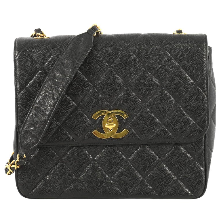 CHANEL, Bags, Sold Chanelcaramel Brownlambskin Cc Quilted Classic Flap  Medium 25 Vintage Bag