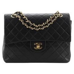 Chanel Vintage Square CC Flap Bag Quilted Lambskin Medium Chanel Vintage Square CC Flap Bag Quilted Lambskin Medium