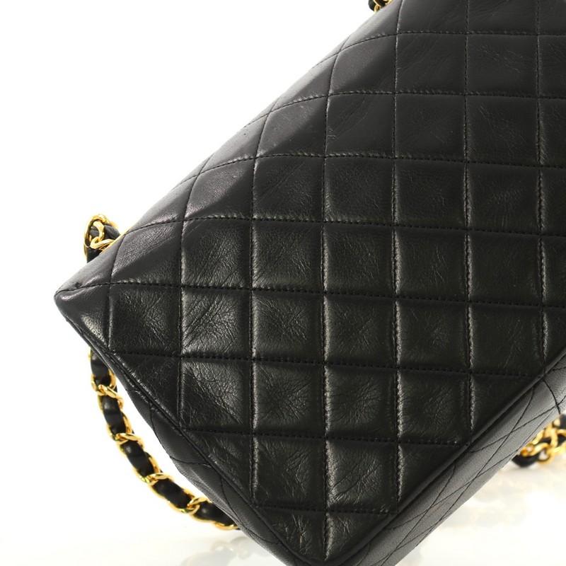 Chanel Vintage Square Classic Flap Bag Quilted Lambskin Small 3