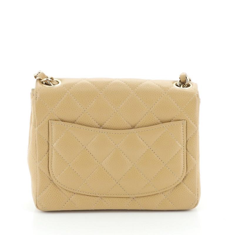 chanel vintage square classic single flap bag quilted suede mini