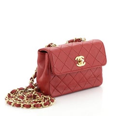 Chanel Vintage Flap Bag Quilted Lambskin Mini